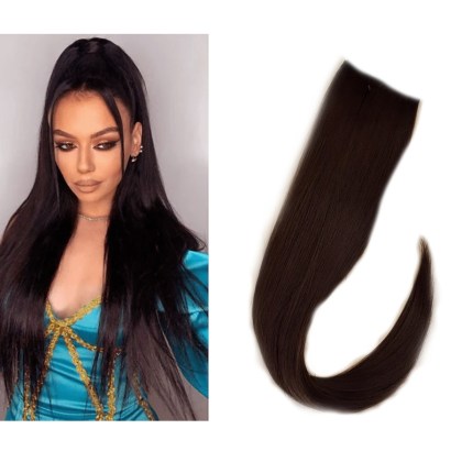 4-wig-τρέσα-μαλλιών-ίσια-μακριά-60cm-με-κλιπς-χρώμα-καστανό